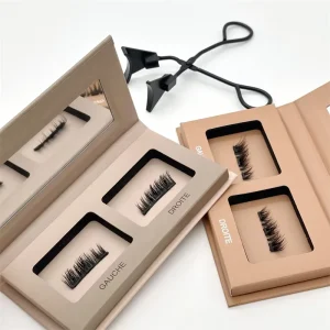 Private Label 3D Lash Factory Nature Look Thin Invisible Quantum Eyelash Vegan Magnetic Lashes Kit Reusable Cruelty Free