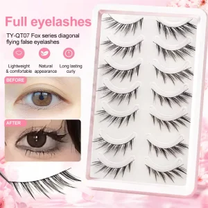 Private Label 3D Real Mink Lash Full Strips 3D Mink Eyelashes Faux Mink Eyelash Custom Package