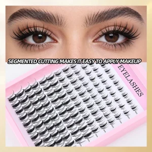 Private Label Bulk Diy Lashes Clusters Soft Pre Cut Segment Lash Cluster Spikes Eyelashes