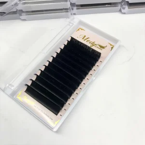 Private Label Cashmere Lash Extension Manufacturer C CC D DD Curl Eyelash Extension With Custom Lash Packaging