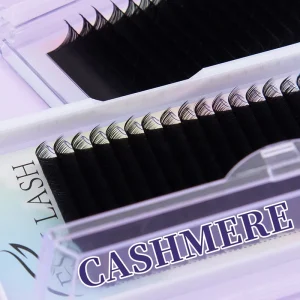 Private Label Cashmere Silk Lash Trays Blank Individual Custom Logo Eyelash Extensions Trays