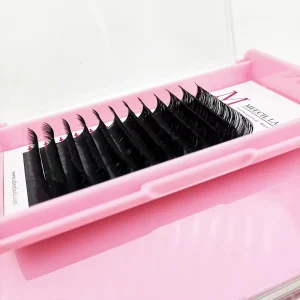 Private Label Classic Eyelash Extension Tray Cashmere Silk Handmade Easy to Graft Volume Mix Lash Extension Supplies