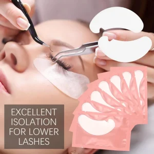 Private Label Collagen Skin Care Eye Patches Under Hydrogel Lash Extensions Supplies Eyepads for Eyelash Extensions