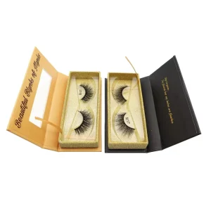 Private Label Cruelty Free 100% Natural Mink Eyelashes Full Strip Lash 3D Effect Reusable Glossy Mixed Thickness