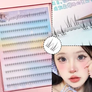 Private Label DIY Lash Cluster Kit Segmented Individual Lashes at Home Lash Extension Kit With Glue and Tweezer