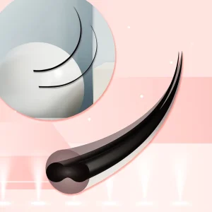 Private Label Eyelash Extension Flat Cashmere Lash B C CC Curl