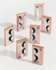 Private Label Fluffy Full Eyelash Strip Vendors Faux Natural 3D Mink Lashes 15-25mm Full Strip Eyelashes