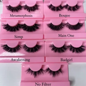 Private Label Fluffy Russian Handmade Full Strip Lashes Bulk Wispy Thick D Curl 25mm Mink Eyelashes