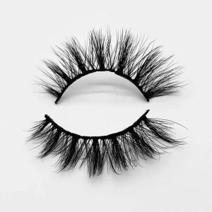 Private Label Full Strip Eyelashes False Eyelash Natural 3D Lashes Faux Mink Lashes With Lash Box Custom Logo
