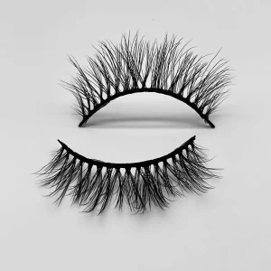Private Label Full Strip Eyelashes Vegan Lashes Natural Eyelash 3d Faux Mink Eyelash