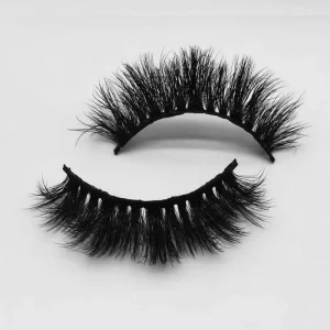 Private Label Full Strip Eyelashes Vendors Faux Natural 5D Mink Lashes 15mm