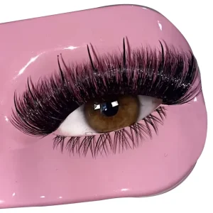 Private Label Full Volume Faux Mink Lashes Thick Wispy Spike Lashes Custom Logo Dramatic False Eyelashes Vendor