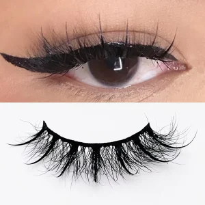 Private Label Glitter Fairy Spike Lashes Spiky Mink Eyelashes Wet Spikes Lashes Strip with Spikes