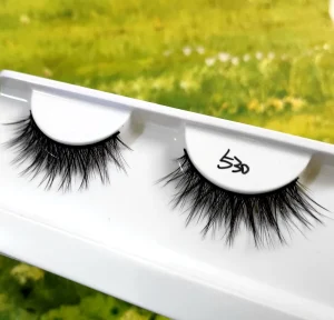Private Label Handmade Faux Cils Fluffy 3D Vegan Mink Lashes Full Strip Faux Mink Eyelashes