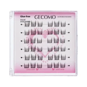 Private Label Handmade Real Light Thin Eye Lashes Reusable Prefanned Self Adhesive Lash Clusters Thick Natural Extension Style