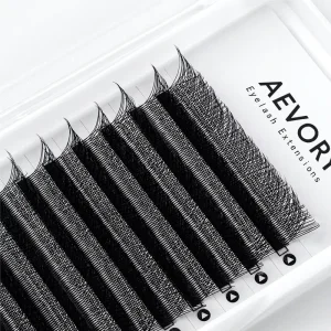 Private Label Individual False Eyelashes W Clover Lash Extensions W V Y Shape Volume Eyelash Extension