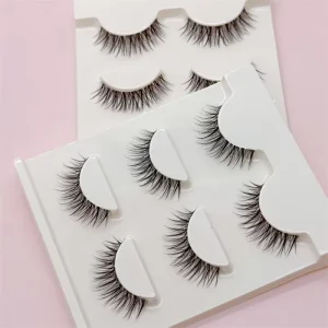 Private Label Lash Silk Short Thick Eyelashes Fluffy Natural Manga Lashes That Look LikeNatural Lashes