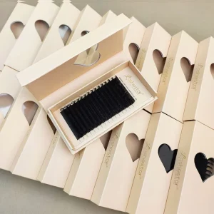 Private Label Lash Trays Extensions De Cils Matte Dark Black Mink Cashmere Individual Eyelash Extensions