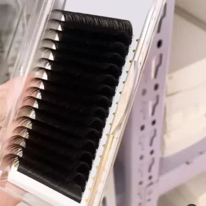 Private Label Loose Bottom Matte Black Individual Mink Custom Eyelash Extension Suppliers Cashmere Eyelash Extensions Lash Trays