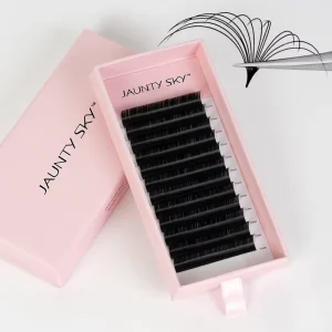 Private Label Matte Black Lash Tray High Density Volume Eyelash Extensions Pestanas Cashmere Eyelashes