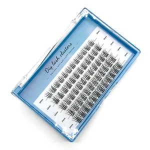 Private Label Natural Cluster Lashes Thin Band Natural Look DIY Lash Clusters