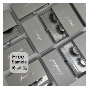 Private Label Natural Eyelashes Vendor Wispy Strip Lashes False Eyelashes Handmade Full Strip Eyelashes