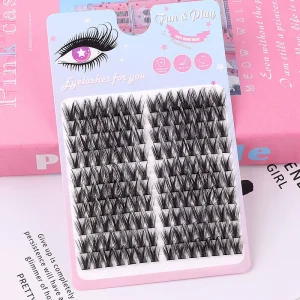Private Label Natural Precut Segmented DIY Cluster Eyelash Extensions