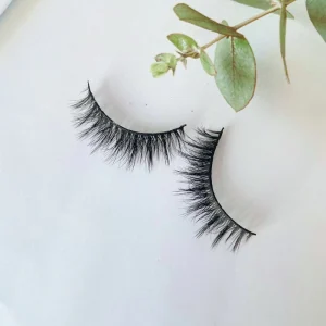 Private Label Natural Style Faux Eyelashes cat Style Eyelashes Full Strip Short Faux Mink Eyelashes