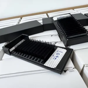 Private Label No Gap Professional Lashes Precision Curl Individual Lash Tray for Customized Professional Lash Brand Marketing