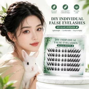 Private Label No Glue DIY Individual Lashes Natural Cluster Lashes for Small Business Low MOQ