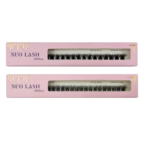 Private Label Precut Segmented Handmade DIY Eyelash Extension Kit with Pre-Mapped Clusters