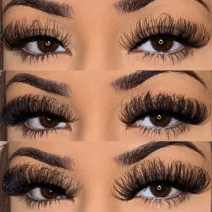 Private Label Russian Full Strip Eyelashes Vendors Faux Natural 3D Mink Lashes 15-25mm