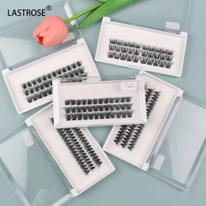 Private Label Segment DIY Cluster Lashes Individual Lash Clusters Faux Mink Eyelash Extensions