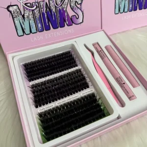 Private Label Segment Eyelash Extension Mixed Length DIY Cluster Lashes Vendors High Quality Super Fluffy Clusters