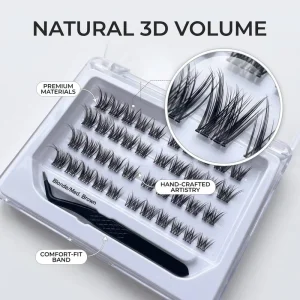 Private Label Segment Eyelashes Precut Lashes False Eyelashes DIY Lash Clusters Wispy Eyelash Extensions