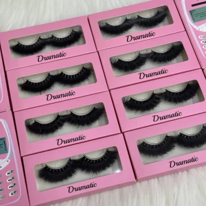 Private Label Siberian Mink Lashes Natural 5D Fluffy Lash Strips Vendor Handmade False Eyelashes