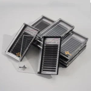Private Label Silk Individual Eye Lashes Extensions Cashmere Lash Eyelashes Makeup Usage with Box Packaging