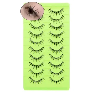 Private Label Subtle Nude Makeup Eyelashes Natural Realistic Soft Synthetic Hair Everyday Minimalist Self-adhesive