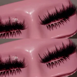 Private Label Top and Bottom Strip Lashes Look Like Extension 25mm Spike Wispy Eyelashes Handmade Fluffy Mink Lash