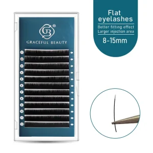 Private Label for Eyelash 0.02-0.25 Volume Fans Black Velvet Lash Extension Eye Lashes Trays Supplier PBT Material