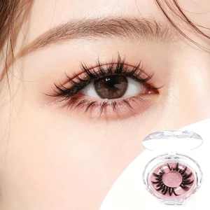 Private Labels Custom Faux Mink Eyelash False Eyelashes Vendor Thick Lashes Styles for Makeup Use Multiple Models