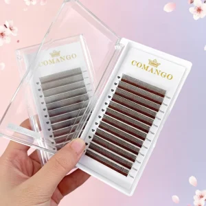 Private Logo 5D Flora Lashes Premade Wispy Volume L M Natural Soft Easy Fan Eyelash Extensions Makeup