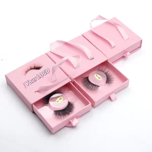 Private Package Mink Eyelashes Vendor Fluffy Full Strip Lashes with 3D Mink Lashes