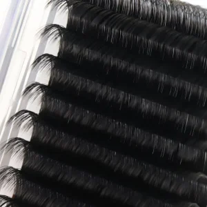 Private Volume Lashes Individual Eyelash Silk Eyelash Extensions 0.03 0.05 0.07 5 25mm C CC D DD Curl Lash Extensions Vendor
