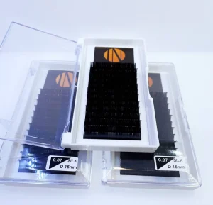 Private Volume Lashes Individual Faux Mink Silk Eyelash Extensions Trays