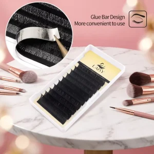 Pro Color Options Lash Extensions Eyelash Extension Supplies for Professional Lash Tech Salon Long Lasting