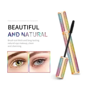 Professional 4D Mineral Liquid Waterproof for Instant Voluminous Lashes One Coat All Day Curl Hold No Smudging No