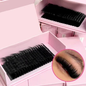Professional Cashmere Lash Extensions 0.03 0.05 0.07 Matte Flat Ellipse Lashes Ultra Light Russian Volume Eyelash Supplies