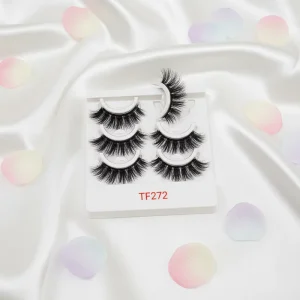 Professional Custom 5 Pairs Cat Eye Half Synthetic Hair Full Strip Eyelashes Natural Style Mix Lash Books Cruelty Free Reusable