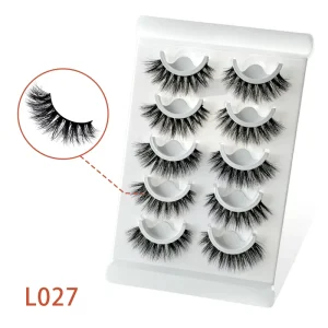 Professional Custom Handmade 5 10 20 Pairs Dense Full Length False Eyelashes Cruelty Free Reusable Natural Style Custom Length